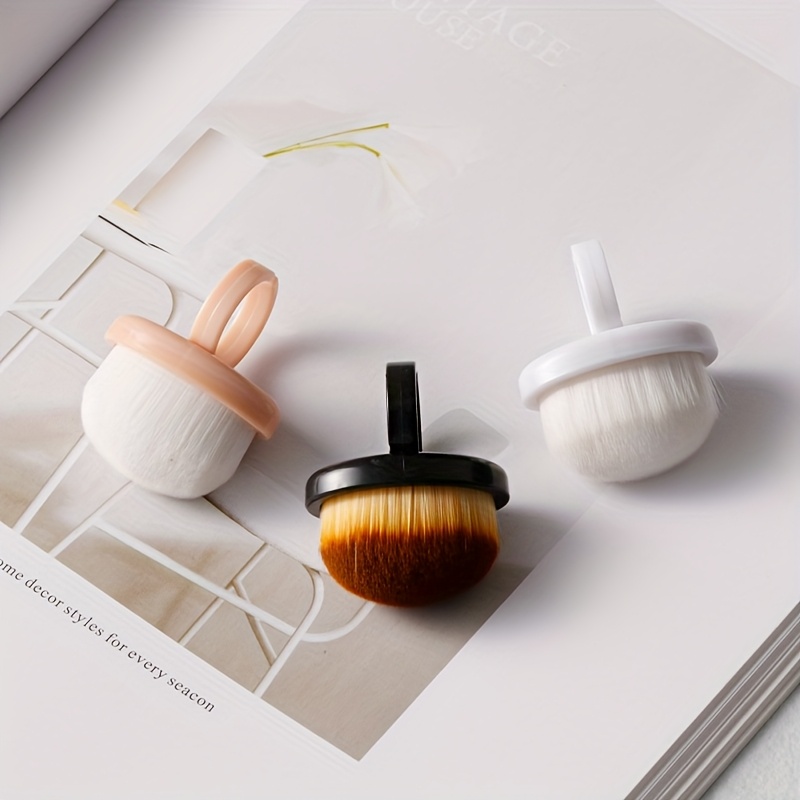 Home Fragrance Use - Soft Short Handle Nail Ring Brush,