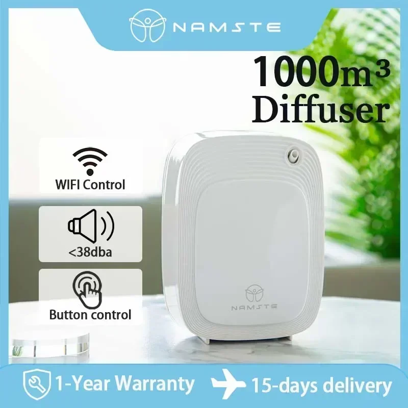 Home Fragrance With Essential Oils - Namste 1000m³ Aroma Diffuser Machine 200ML