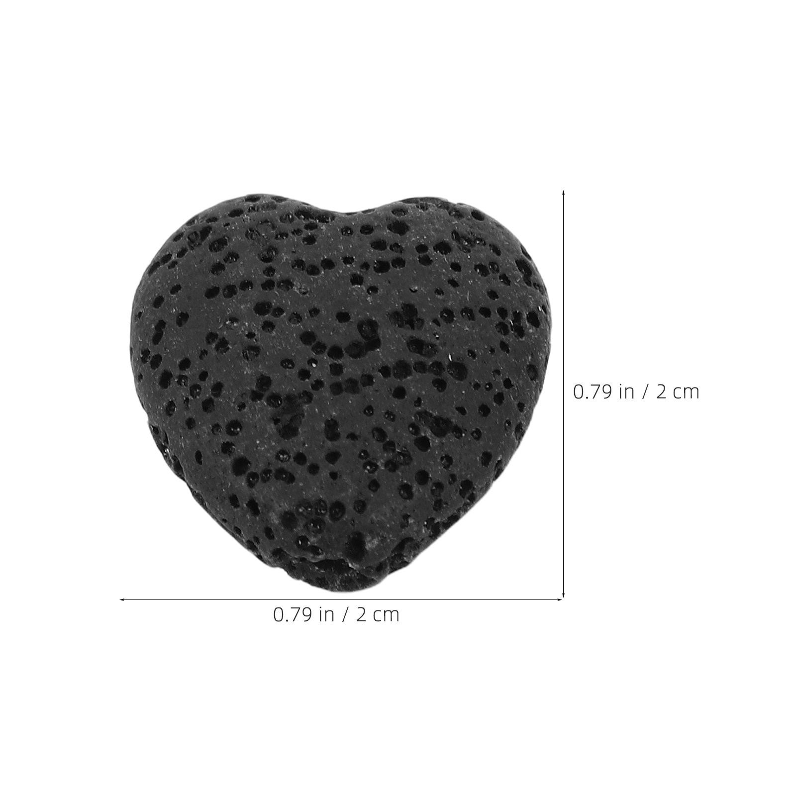 20Pcs Heart Volcanic Lava Rock - огляд і ціна Home Fragrances