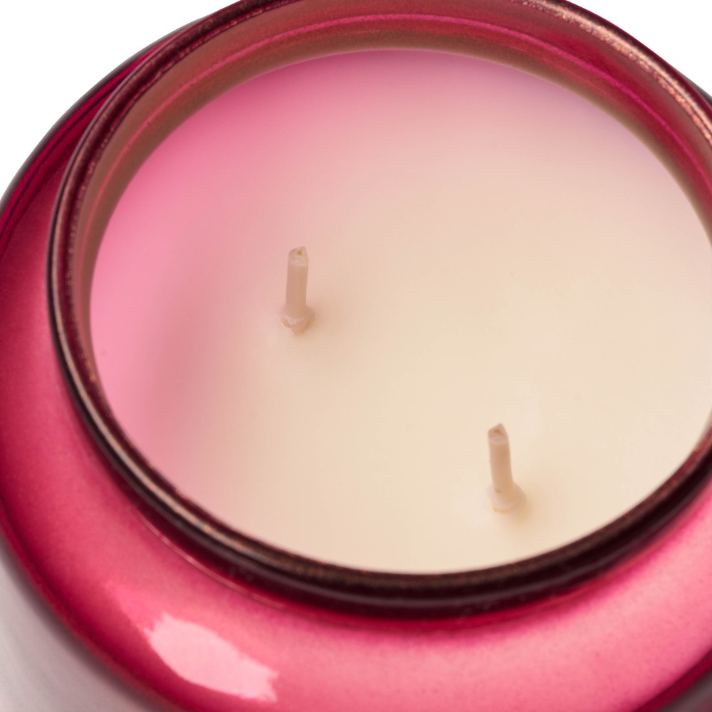 Red Glass Jar Candle with Gold - огляд і ціна Home Fragrances